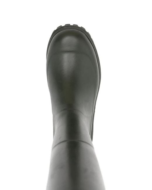 Superga Green Rubber Rain Boots