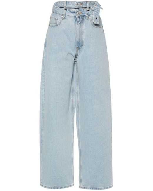 Y. Project Blue Wide-leg Jeans