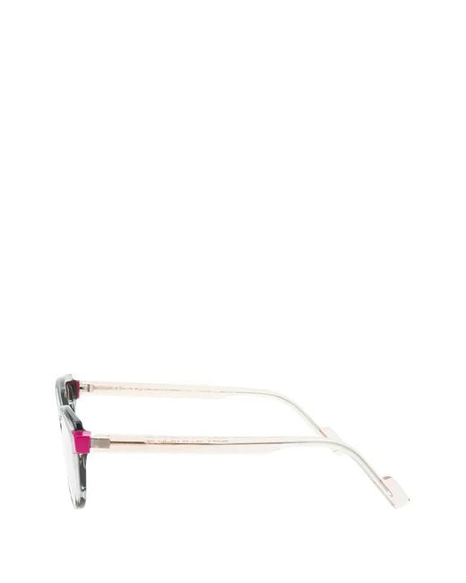 Face A Face White Tinge 3 Cat-Eye Frames