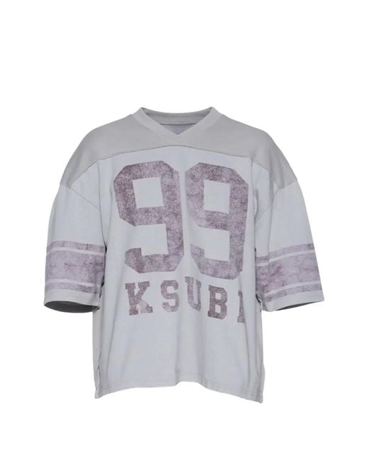 Ksubi Gray Halftime Ss Duke T-Shirt for men