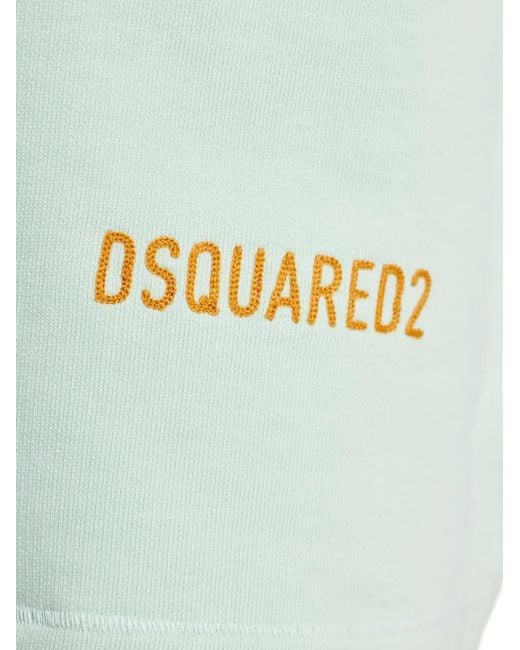 DSquared² Blue Logo-Detail Track Shorts for men