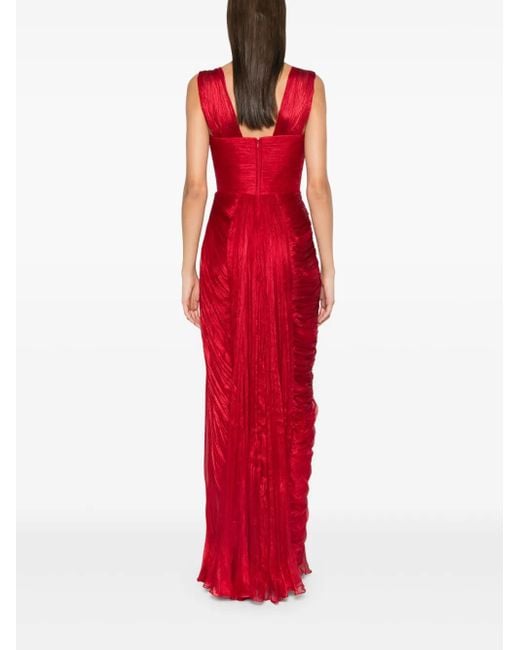 IRIS SERBAN Red Sayan Gown