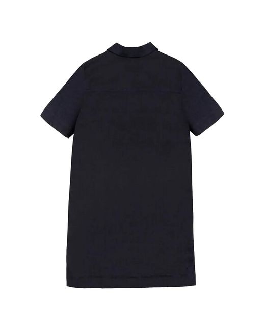 Colmar Black Buttoned Mini Dress