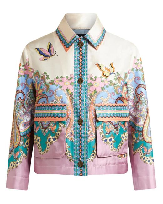 Etro フローラル ジャケット Multicolor