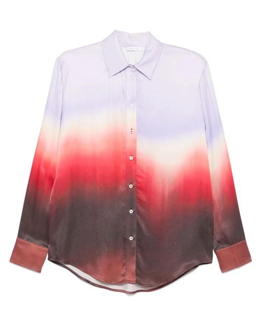 Patrizia Pepe ドロップショルダー シャツ Pink