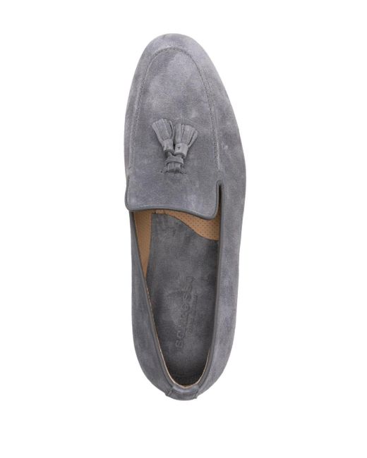 Scarosso Gray Flavio Suede Loafers for men
