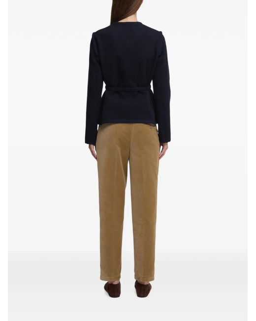 Aspesi Blue Belted Four-Pocket Jacket