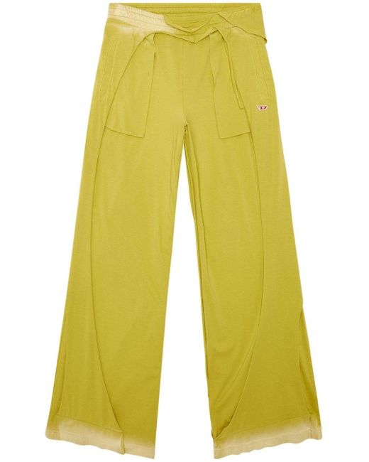 DIESEL Yellow P-topahoop-n1 Cotton Track Pants for men