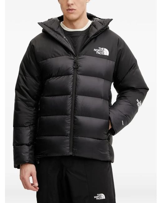 The North Face Black Hooded Quilted Jacket for men