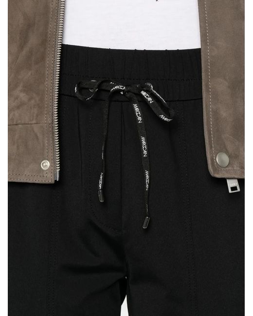 Marc Cain Black Pantalon Rhodos À Lien De Resserrage