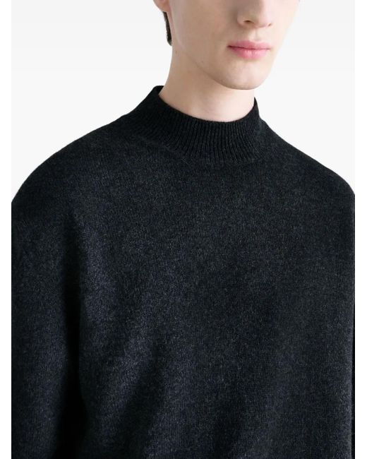 Lemaire モックネック セーター Black