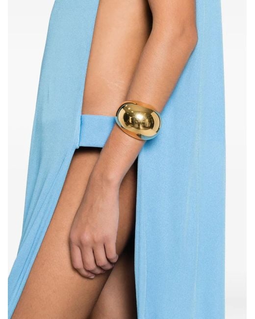 Tom Ford Blue Langärmeliges Abendkleid