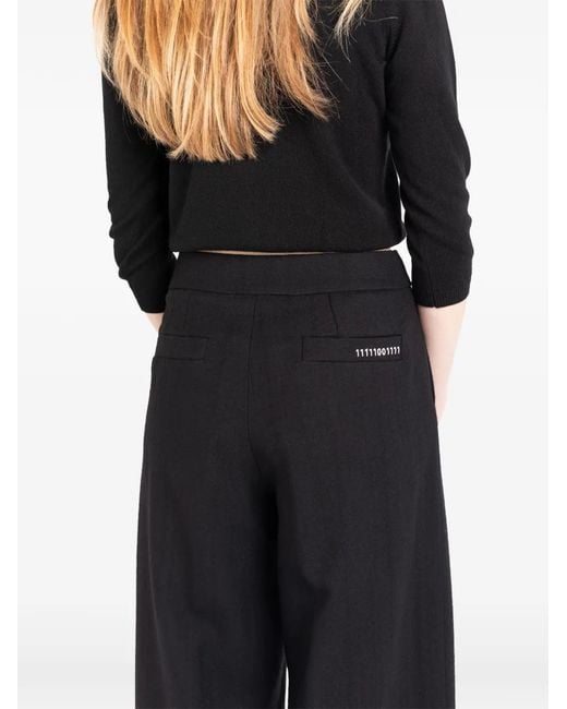 Societe Anonyme Black Josephine Wide-Leg Trousers