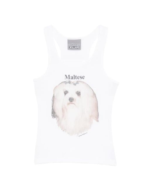 Ashley Williams White Maltese Vest
