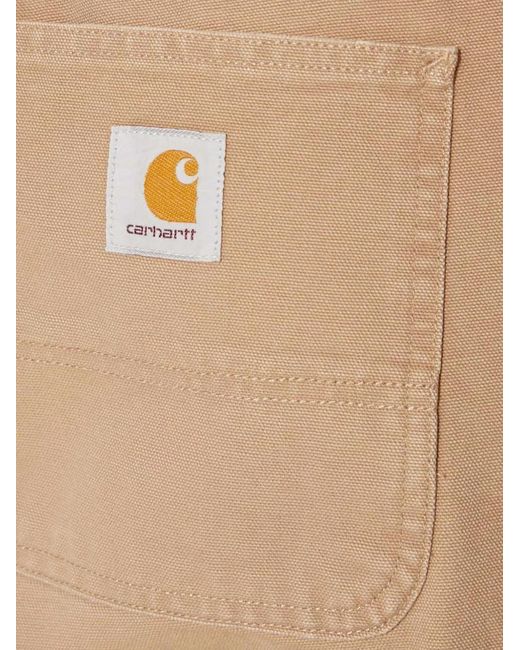 Carhartt Natural Logo-Patch Trousers for men