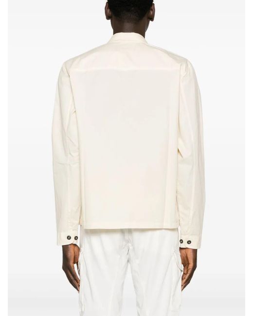 C P Company Natural Lens-Detail Cotton Shirt for men