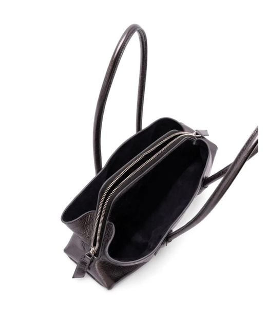 The Attico La Passeggiata ハンドバッグ Black