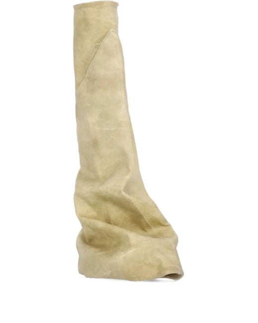Rick Owens Stiefel mit runder Kappe in White für Herren