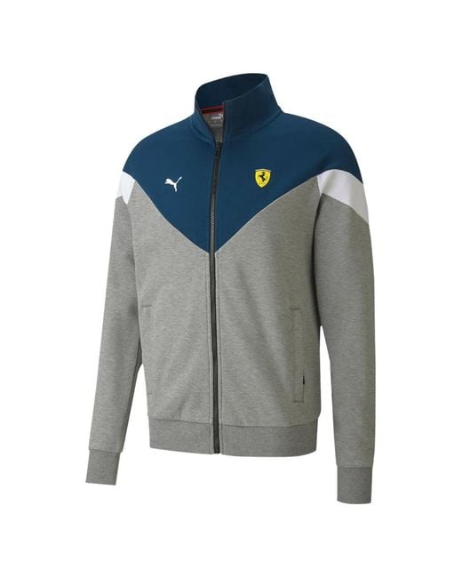 PUMA Blue X Ferrari Race Mcs Track Jacket for men