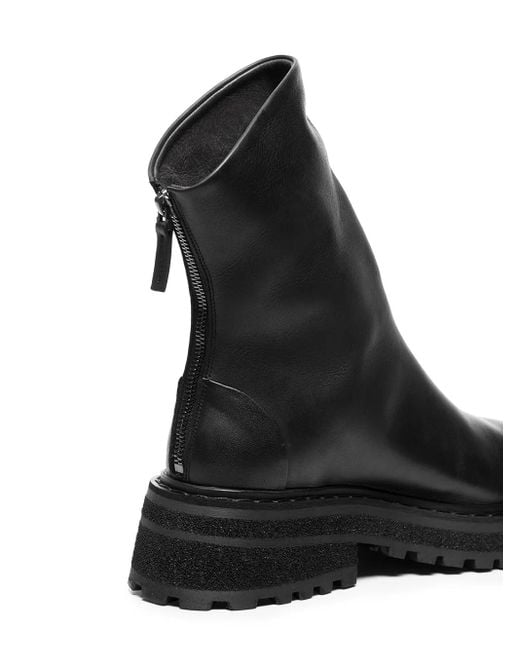 Marsèll Black Leather Ankle Boots