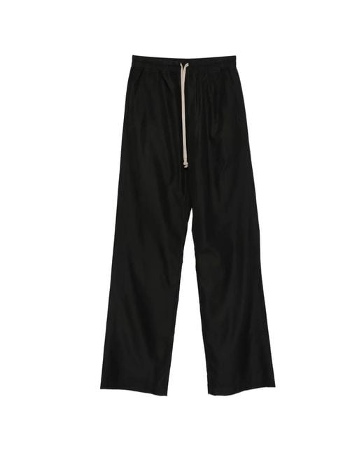 Moncler Black Drawstring Elasticated Trousers for men