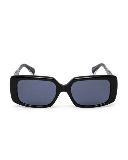Vivienne Westwood Blue Rectangle-Frame Sunglasses for men