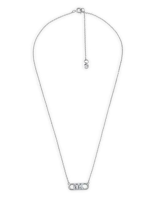 Michael Kors ロゴペンダント ネックレス White