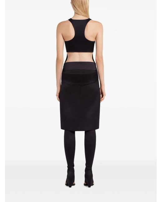 Courreges Infinity タンクトップ Black