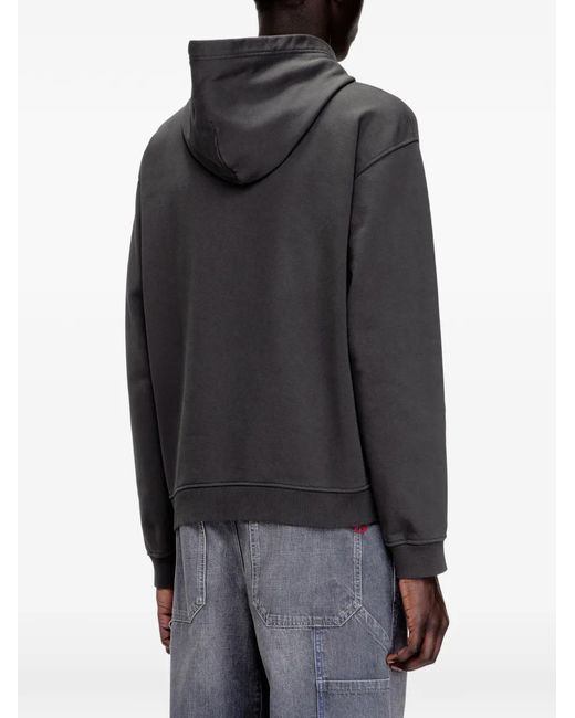 DIESEL Black S-Norman Hoodie for men