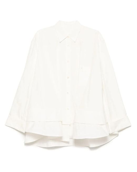 JNBY White Drawstring Shirt