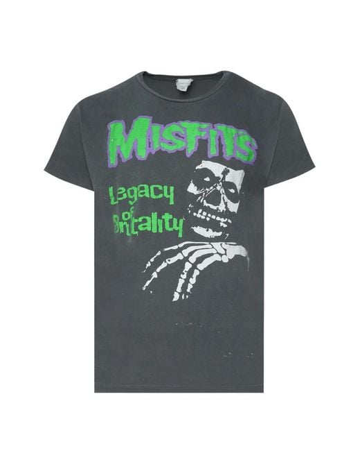 MadeWorn Green The Misfits Graphic-Print T-Shirt for men