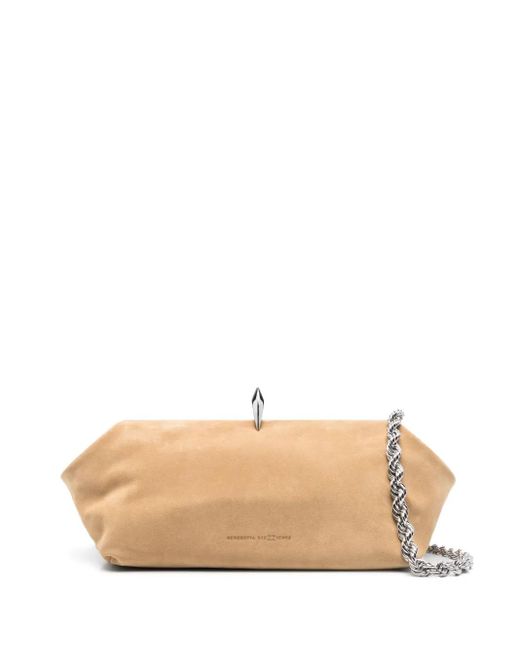Benedetta Bruzziches Natural Leather clutch bag