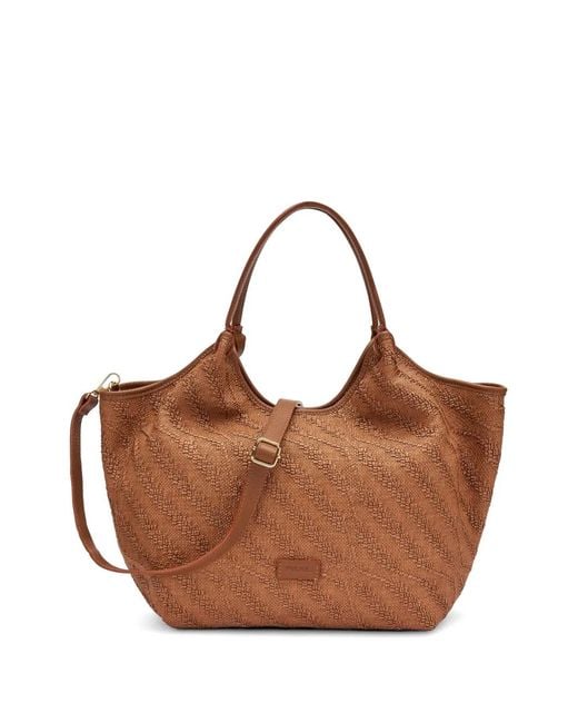 Frau Brown Sac Cabas À Rayures Diagonales