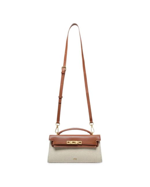 JW PEI Natural Noor Top Handle Bag