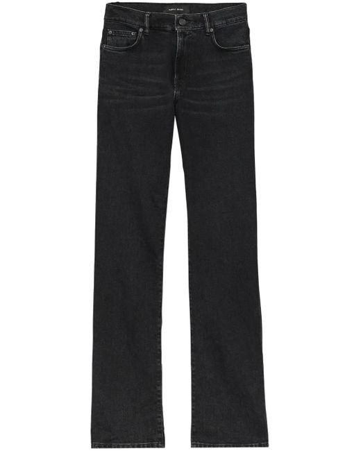 Purple Brand Black Cut-Out Flared Jeans