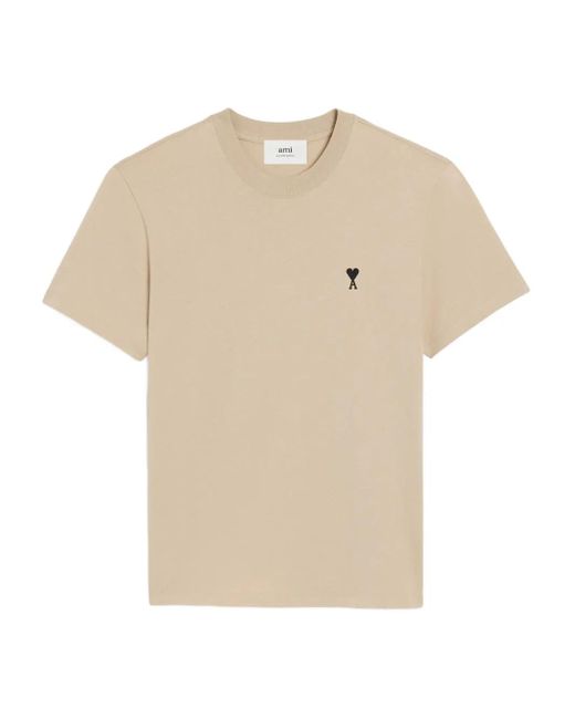 AMI Natural Ami De Coeur T-Shirt for men