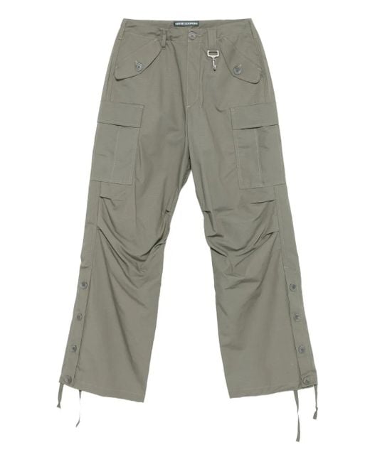 メンズ Reese Cooper Wide-leg Cargo Trousers Gray