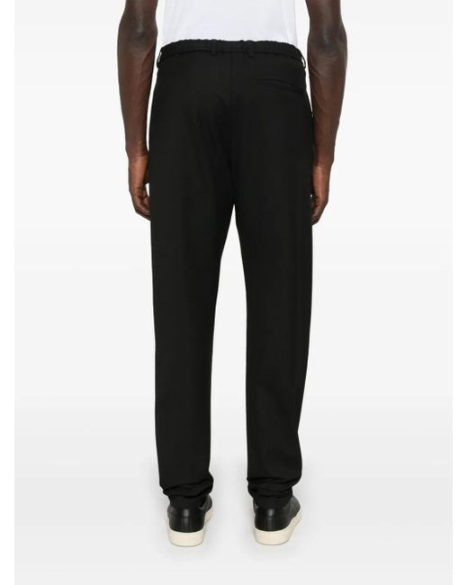 メンズ Emporio Armani テーパードパンツ Black