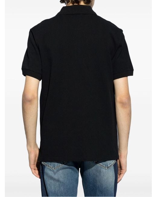 Alexander McQueen Poloshirt mit Logo-Print in Black für Herren