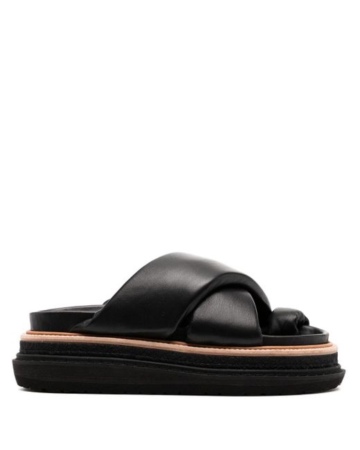 サカイ SACAI Multiple Sole Sandals Sacai Multiple Sole Sandals in Black | Santa Fe Dry Goods