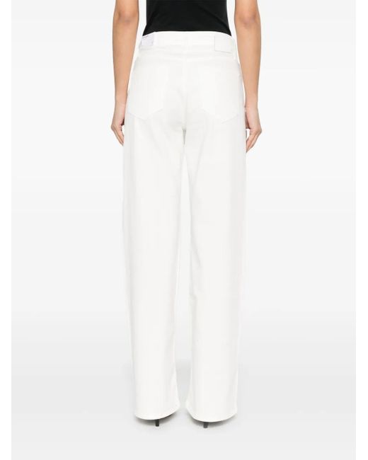 AG Jeans White 'New Bgy' Bgy Wide Jeans