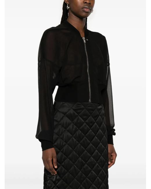 Rick Owens Black Flight Jacket