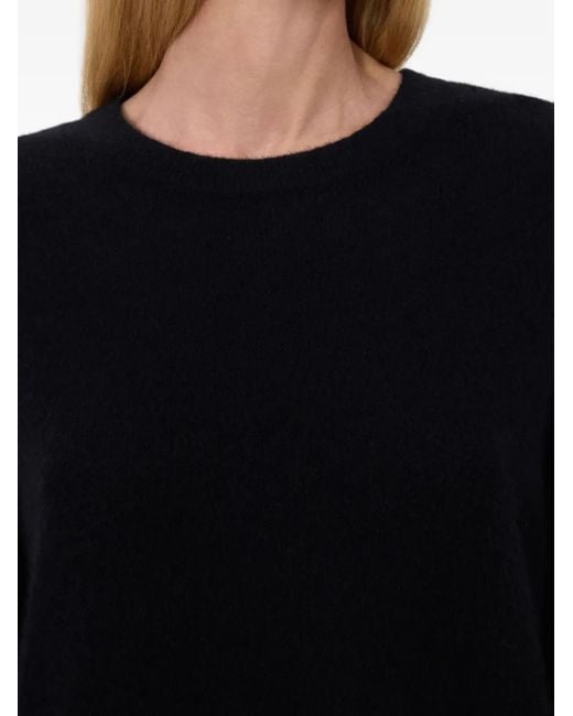 Maglione Girocollo Raven di Loulou de Saison in Black