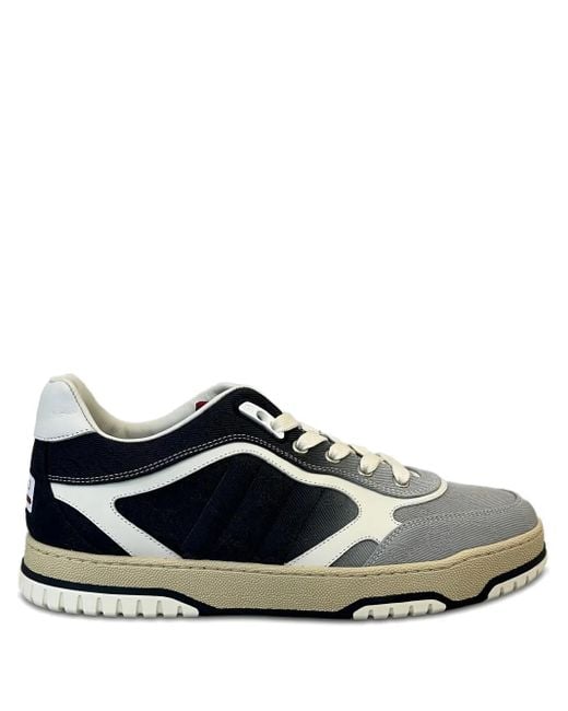 Gucci Re-Web Sneakers Met Vlakken En Monogram in het Black voor heren