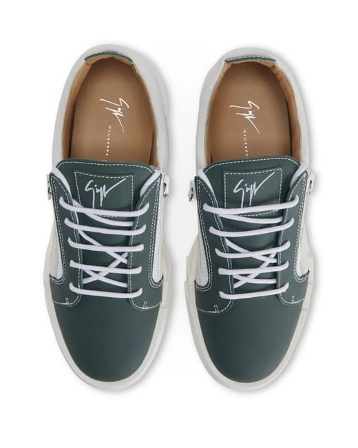 Giuseppe Zanotti Green The Shark Sneakers for men