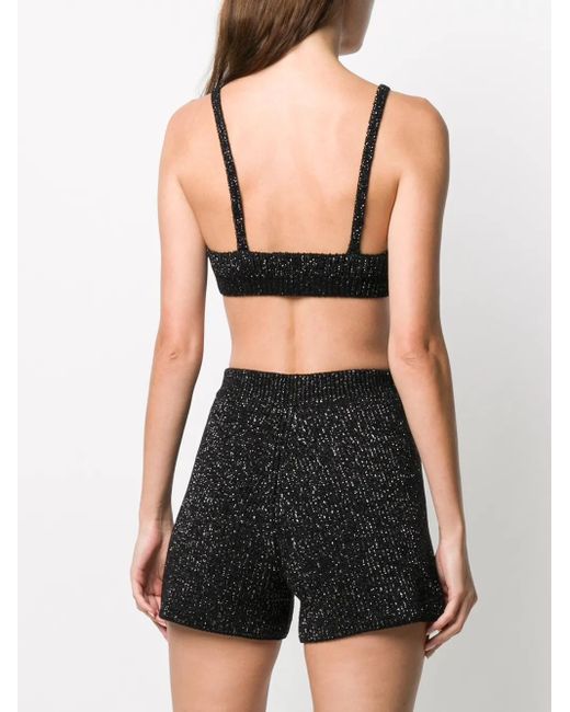 Alanui Black Cropped-Stricktop