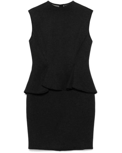 Lanvin Black Minikleid Mit Schößchen