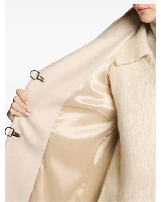 Fay Natural Long-Sleeves Coat