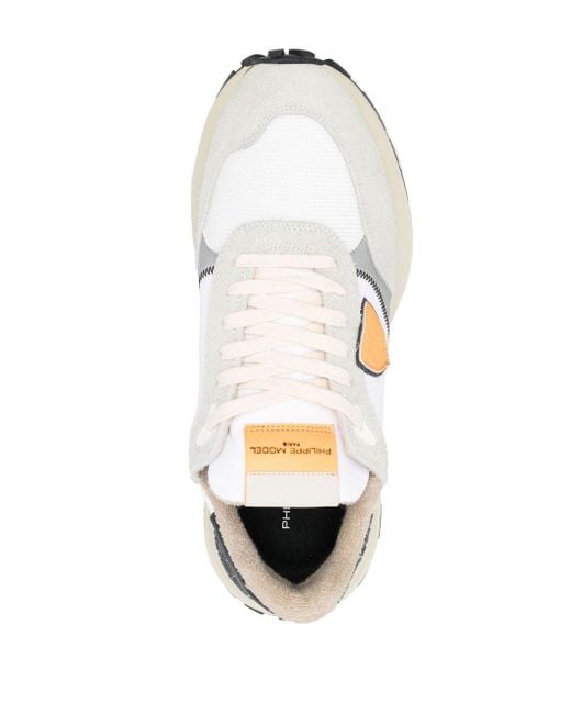 Philippe Model Philippe Model Men's White Leather Sneakers - Stylemyle