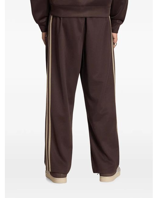 Adidas Brown Adicolor Loose Trackpants for men